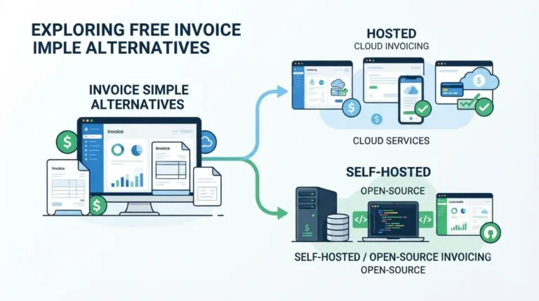 Invoice Simple alternatives comparing hosted invoicing software and self-hosted open-source options