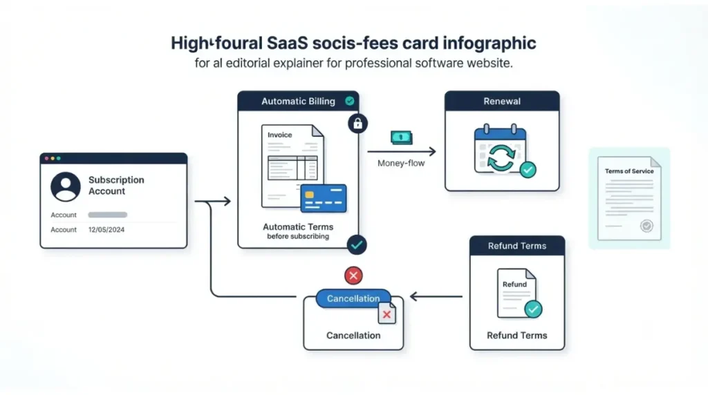 Invoice Simple billing, renewal, cancellation, and refund terms workflow