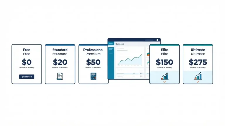 Zoho Books Price overview showing six subscription plans and their monthly prices